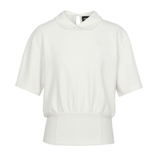 여성 레이스 테잎 포인트 변형 티셔츠(X2TSV6553CR)
